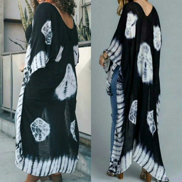 Restocked! Tie Dye Kimono - Picture 5 of 5